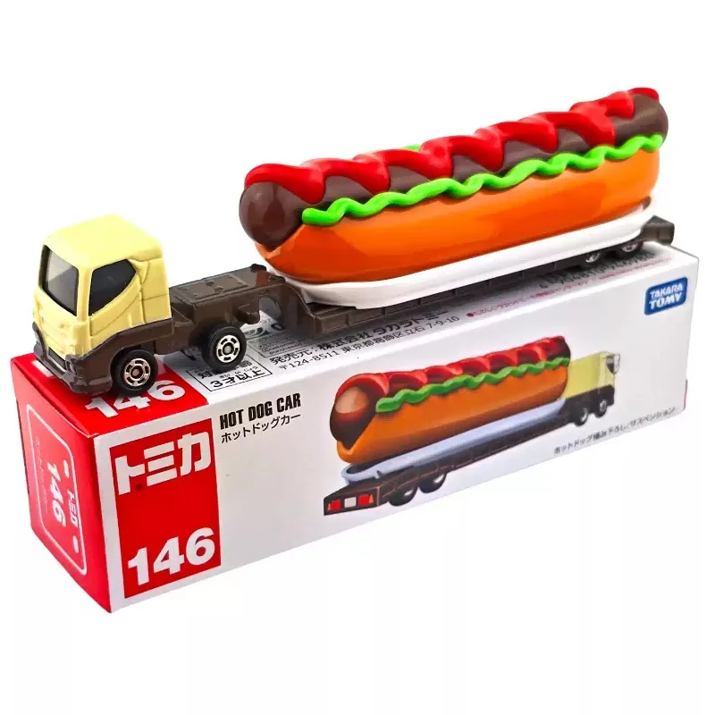 TAKARA TOMY Tomica Long Red White Box No 146 No Hot Dog Transport Trailer Simulation Alloy Car Model Toy
TAKARA TOMY Tomica Long Red White Box No 146 No Hot Dog Transport Trailer Simulation Alloy Car Model Toy