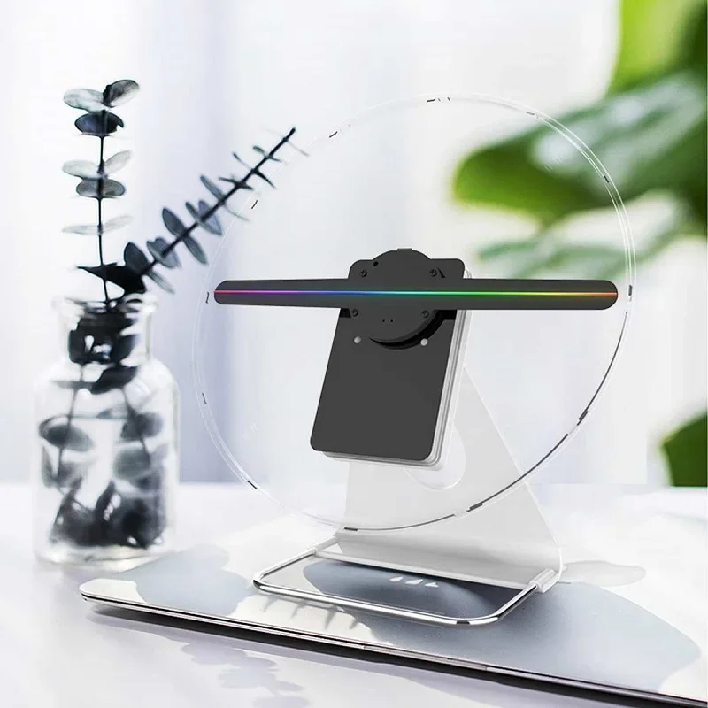 3D holographic advertisement display fan logo light holographic imaging mobile power supply safety cover
3D holographic advertisement display fan logo light holographic imaging mobile power supply safety cover