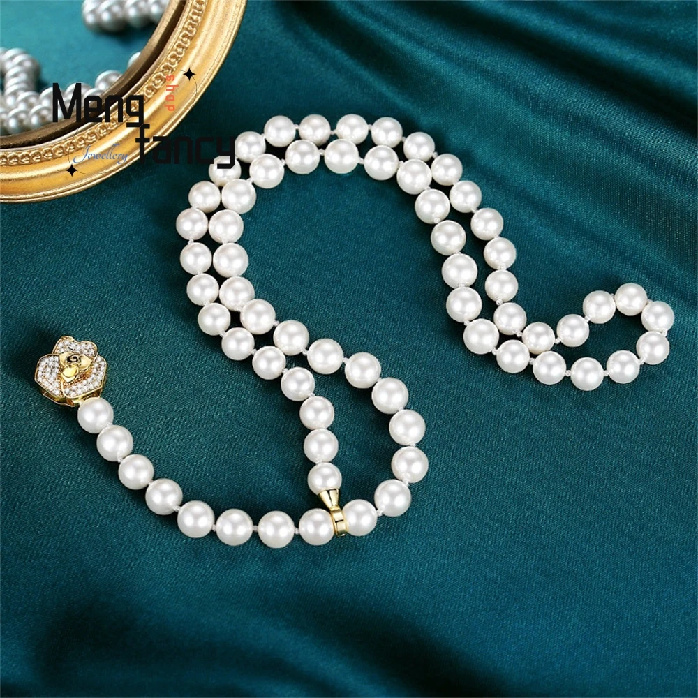 Natural Mother-Of-Pearl Necklace, Mother-Of-Pearl Sweater Chain Pendant, Long And Elegant Beaded Accessory Fashion Jewelry
Natural Mother-Of-Pearl Necklace, Mother-Of-Pearl Sweater Chain Pendant, Long And Elegant Beaded Accessory Fashion Jewelry