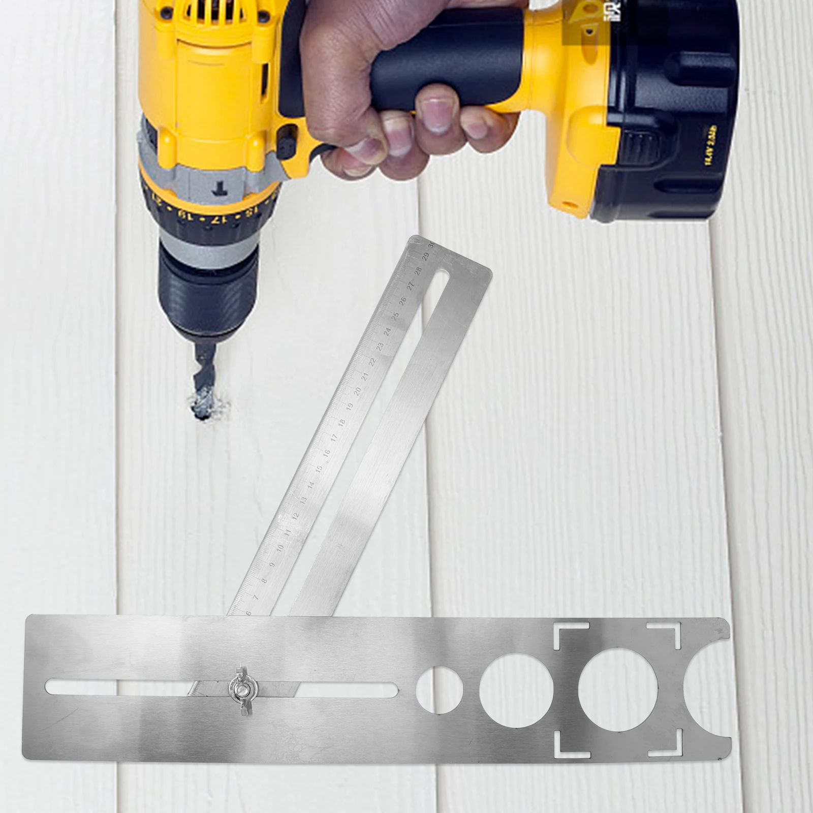 Hole Opener Locator Tile Tools for Installation Jig Drilling Fixture Precise Position
Hole Opener Locator Tile Tools for Installation Jig Drilling Fixture Precise Position