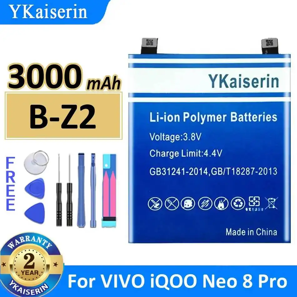 Environmentally Friendly B-Z2 3000Mah For Vivo Iqoo Neo 8 Pro Mobile Phone Battery
Environmentally Friendly B-Z2 3000Mah For Vivo Iqoo Neo 8 Pro Mobile Phone Battery