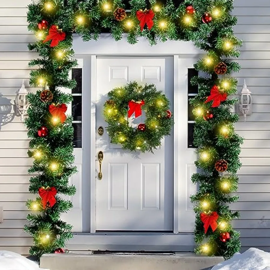 Extra Long 15Feet Christmas with 100 LED Lights Artificial Pine Prelit Lighted Christmas Outdoor Indoor Decorations Xmas Holida
Extra Long 15Feet Christmas with 100 LED Lights Artificial Pine Prelit Lighted Christmas Outdoor Indoor Decorations Xmas Holida