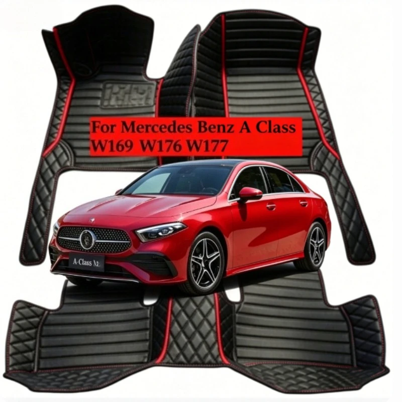 OMANE Custom Car Floor Mats For Mercedes Benz A Class W169 W176 W177 AMG Carpets Foot Coche Accessorie All Weather Auto
OMANE Custom Car Floor Mats For Mercedes Benz A Class W169 W176 W177 AMG Carpets Foot Coche Accessorie All Weather Auto