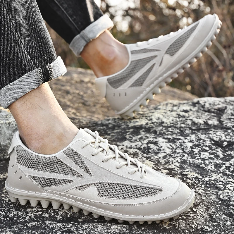 Spring and summer men's shoes Comfortable and breathable trendy style design outdoor leisure street 38-46 Black Versatile
Spring and summer men's shoes Comfortable and breathable trendy style design outdoor leisure street 38-46 Black Versatile