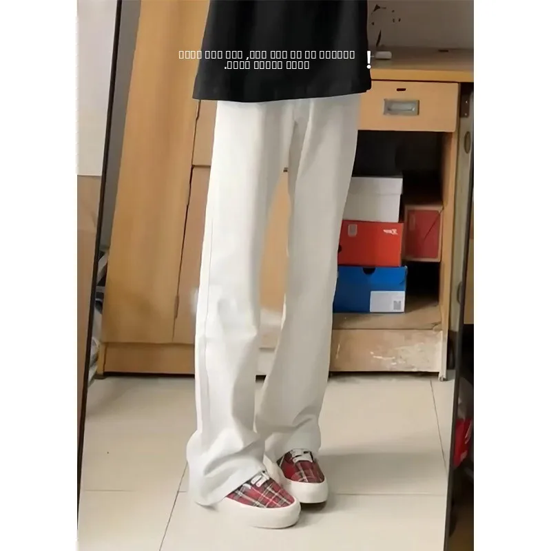 Мужские джинсы Cleanfit: зауженные, прямые, с легким клешем, эластичные, в американском стиле High Street, летние, белые, из денима
Мужские джинсы Cleanfit: зауженные, прямые, с легким клешем, эластичные, в американском стиле High Street, летние, белые, из денима