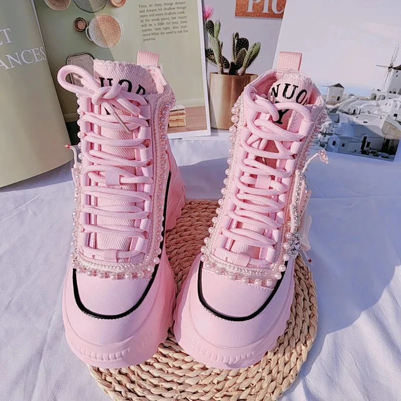 OP Lolita's Original Thick Soled Women's Pink Rise Short Boots Sweet Diamond Inlaid Fairy New High Top Single 96,;[69
OP Lolita's Original Thick Soled Women's Pink Rise Short Boots Sweet Diamond Inlaid Fairy New High Top Single 96,;[69