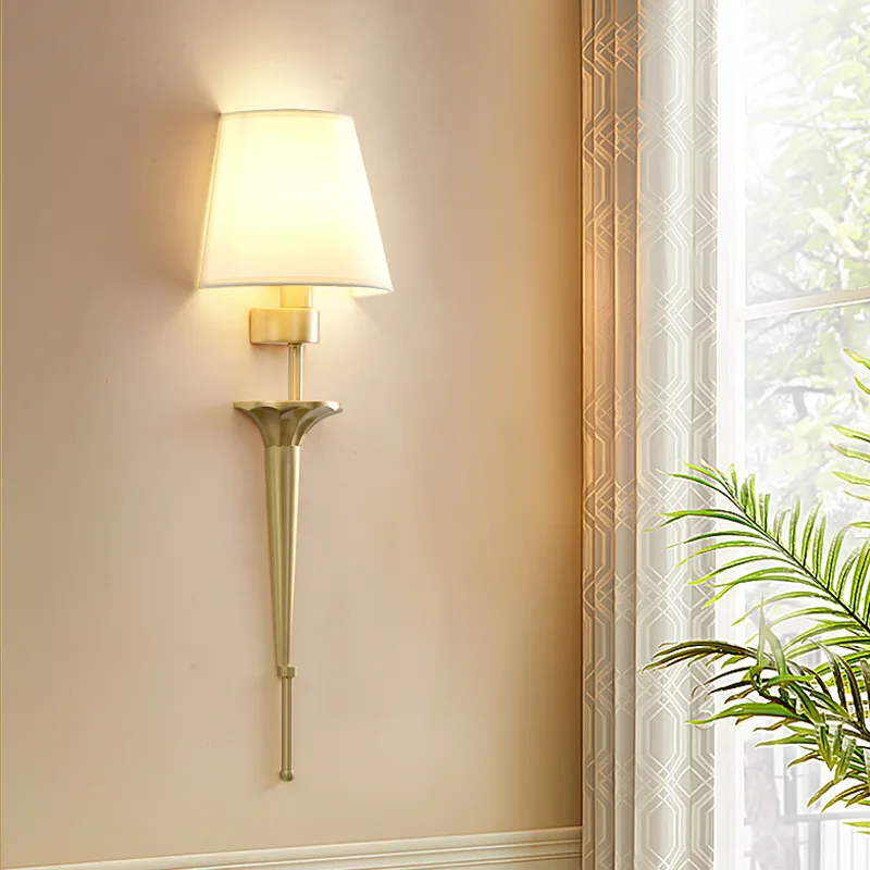 Copper lamp American wall lamp bedroom simple wall lamps classical living room decor led lights home corridor bedside lamp
Copper lamp American wall lamp bedroom simple wall lamps classical living room decor led lights home corridor bedside lamp