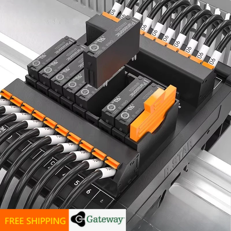 Relay Module, PLC Amplifier Board, Panasonic Small-sized 24V 4/8/10/12/16-channel Integrated Spring Terminal
Relay Module, PLC Amplifier Board, Panasonic Small-sized 24V 4/8/10/12/16-channel Integrated Spring Terminal