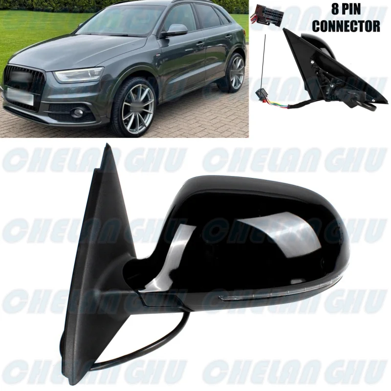 Left Side 8 Pins Black Painted Heated Power Adjust Turn Lamp Mirror Assembly For Audi Q3 LHD 2013 2014 2015 2016 2017 2018
Left Side 8 Pins Black Painted Heated Power Adjust Turn Lamp Mirror Assembly For Audi Q3 LHD 2013 2014 2015 2016 2017 2018