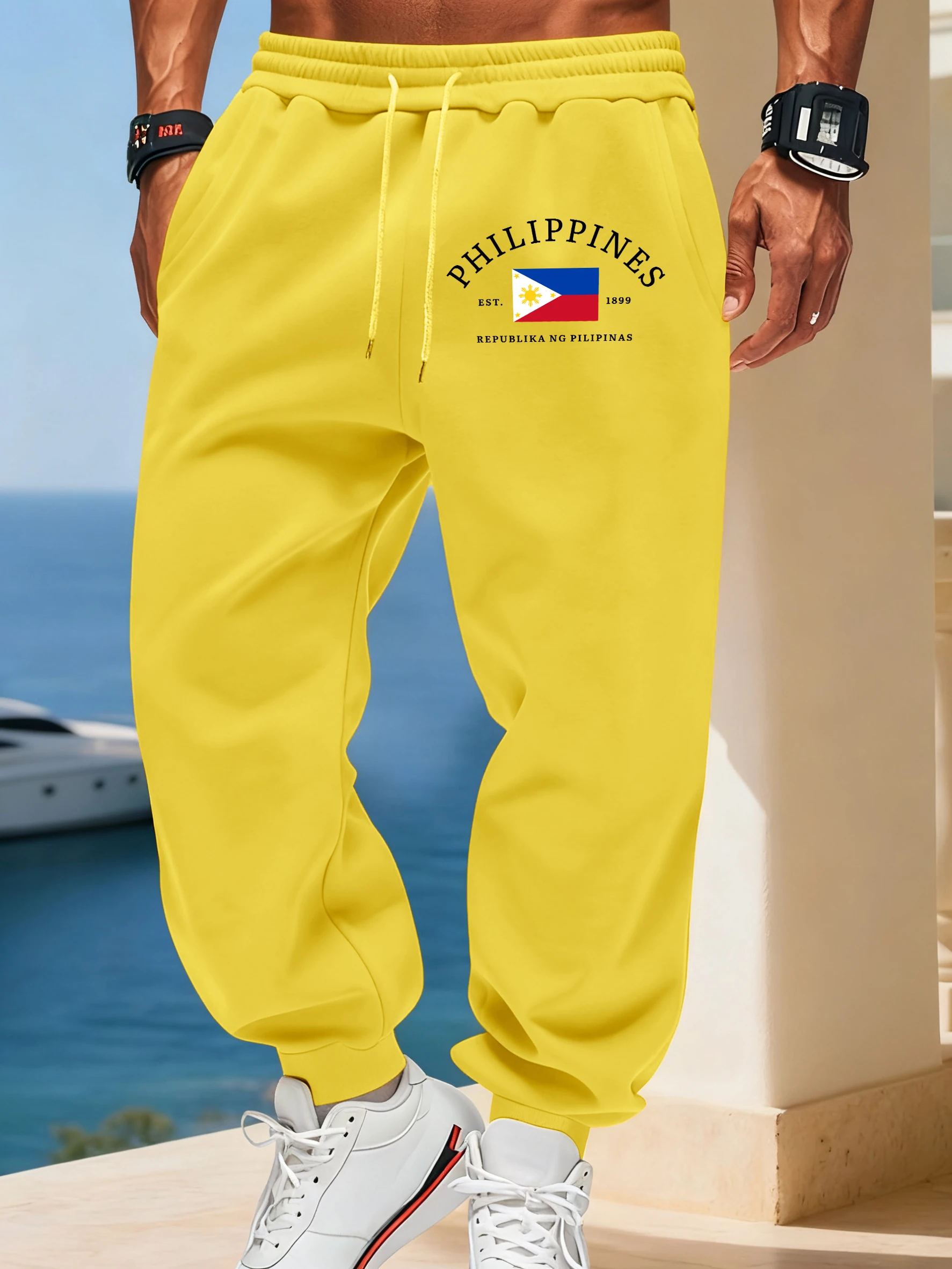 Philippines Flag Print Autumn Winter Britches Men Casual Street Pants Basics Hip Hop Sweatpants Fashion Drawstring Long Pant
Philippines Flag Print Autumn Winter Britches Men Casual Street Pants Basics Hip Hop Sweatpants Fashion Drawstring Long Pant