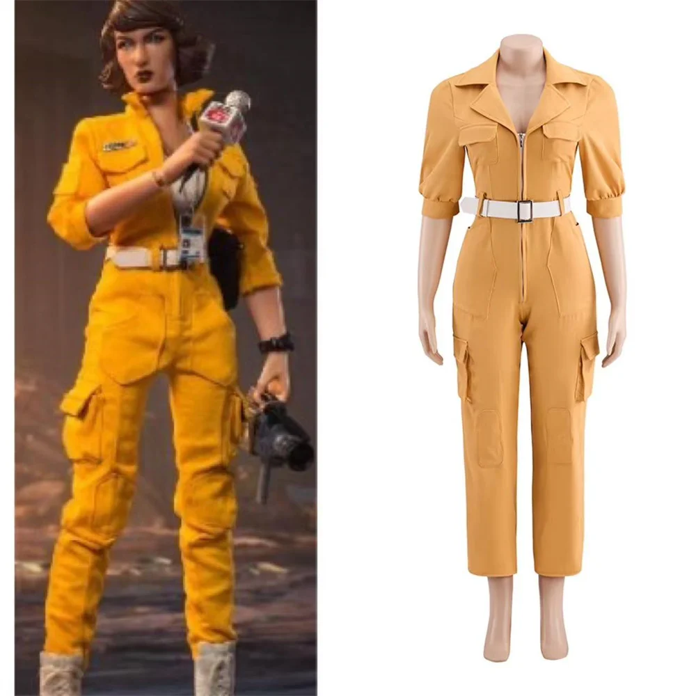 Аниме April O'Neil, карнавальный костюм, желтое боди, униформа, костюмы для женщин, карнавальный наряд на Хэллоуин
Аниме April O'Neil, карнавальный костюм, желтое боди, униформа, костюмы для женщин, карнавальный наряд на Хэллоуин