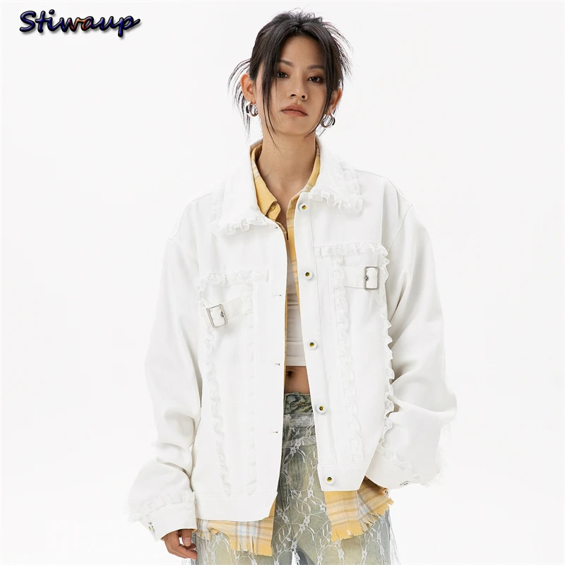 Lady Jackets Woman 2024 New in Coats and Jackets White Lace Fashion Outdoor Clothes Elegant Women's Clothing Coats in Promotion
Lady Jackets Woman 2024 New in Coats and Jackets White Lace Fashion Outdoor Clothes Elegant Women's Clothing Coats in Promotion