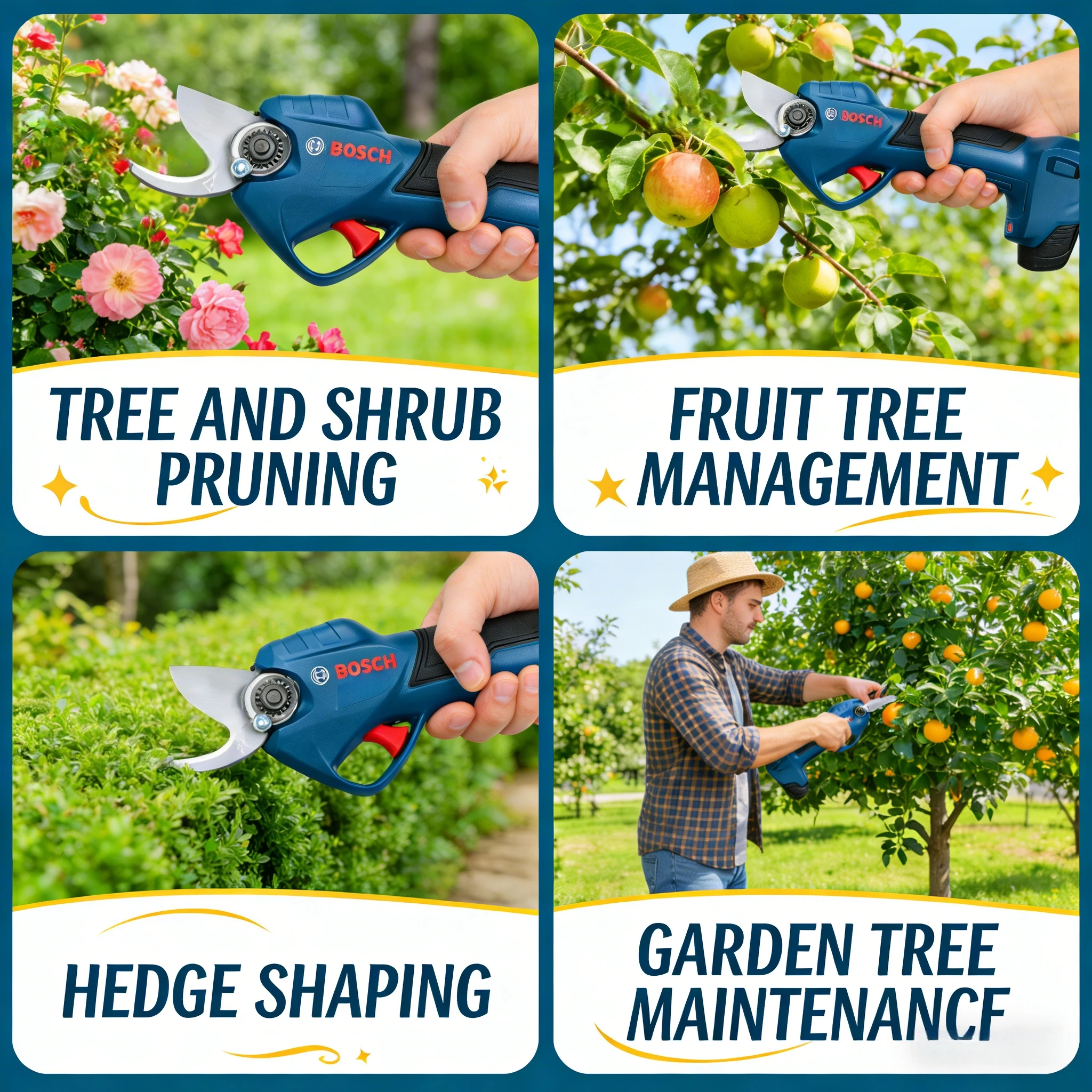 BOSCH 12V Pro Pruner Professional Cordless Secateurs Brushless Motor Bosch Professional Electric Tools
BOSCH 12V Pro Pruner Professional Cordless Secateurs Brushless Motor Bosch Professional Electric Tools