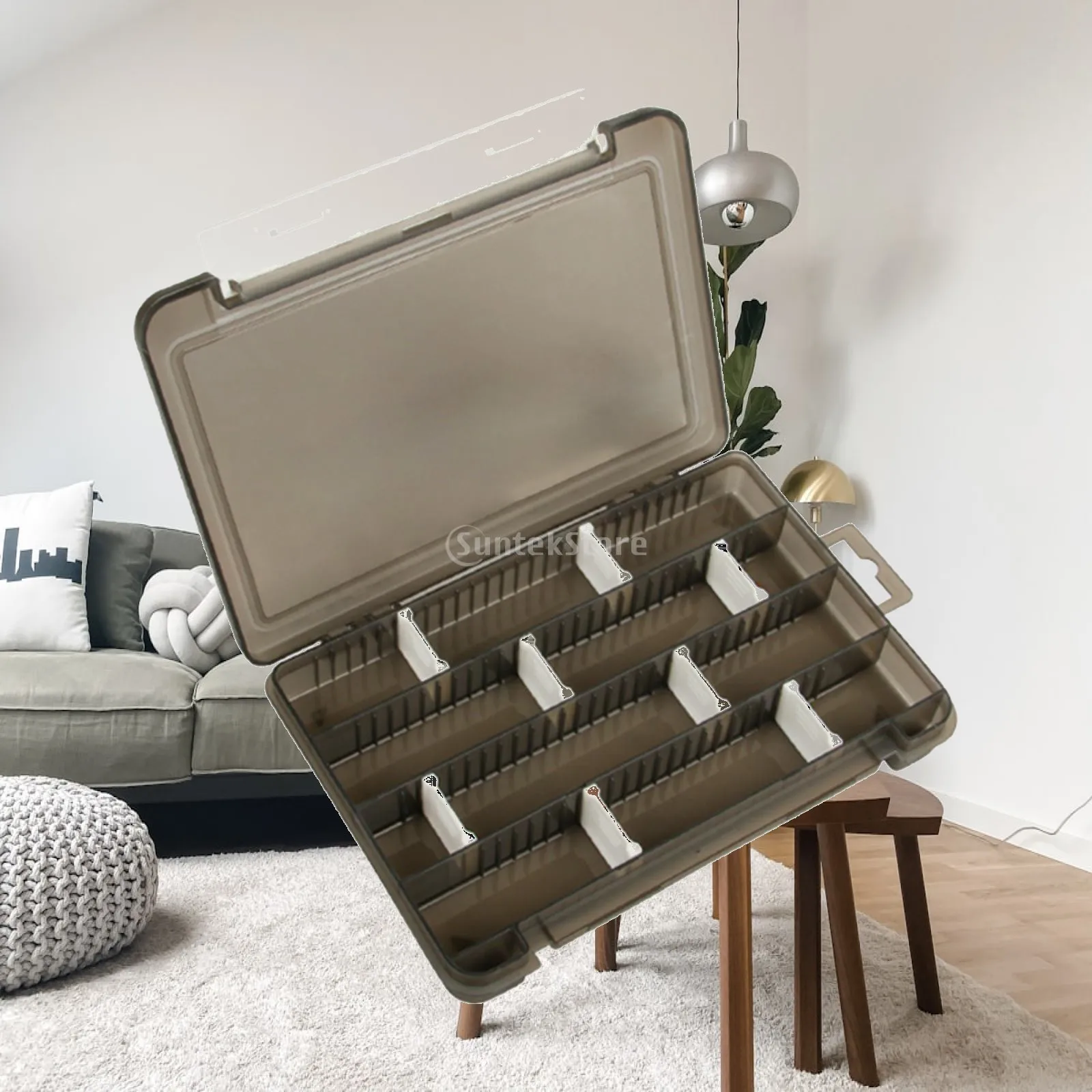 Fishing Utility Dividers Visible Accessory Container for Bass
Fishing Utility Dividers Visible Accessory Container for Bass