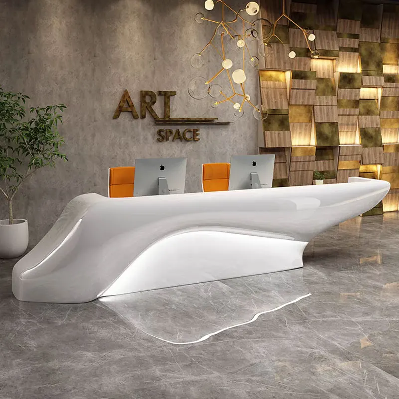 Customized.Customized Curved Reception Counter for Checkout for Company Front Desk Hotel Beauty Salon Bar Gym Front Desk Cash Re
Customized.Customized Curved Reception Counter for Checkout for Company Front Desk Hotel Beauty Salon Bar Gym Front Desk Cash Re
