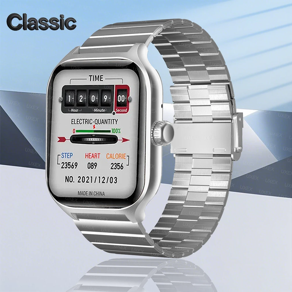 New Classic Smartwatches Men 1.77” HD Bluetooth Call Valentine Gift Alarm Clock Custom Photo Health Tracking Watches Women 2025
New Classic Smartwatches Men 1.77” HD Bluetooth Call Valentine Gift Alarm Clock Custom Photo Health Tracking Watches Women 2025