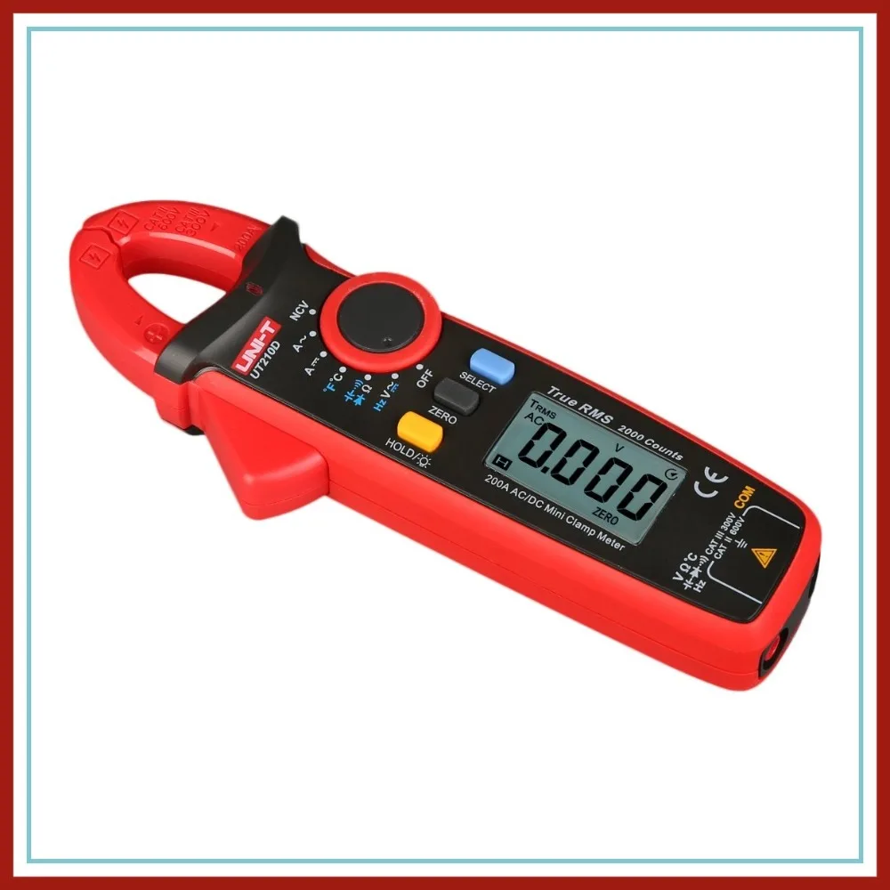 Mini Clamp Meter AC/DC Current Tester 0.1mA-100A True RMS NCV CAT III 600V
Mini Clamp Meter AC/DC Current Tester 0.1mA-100A True RMS NCV CAT III 600V