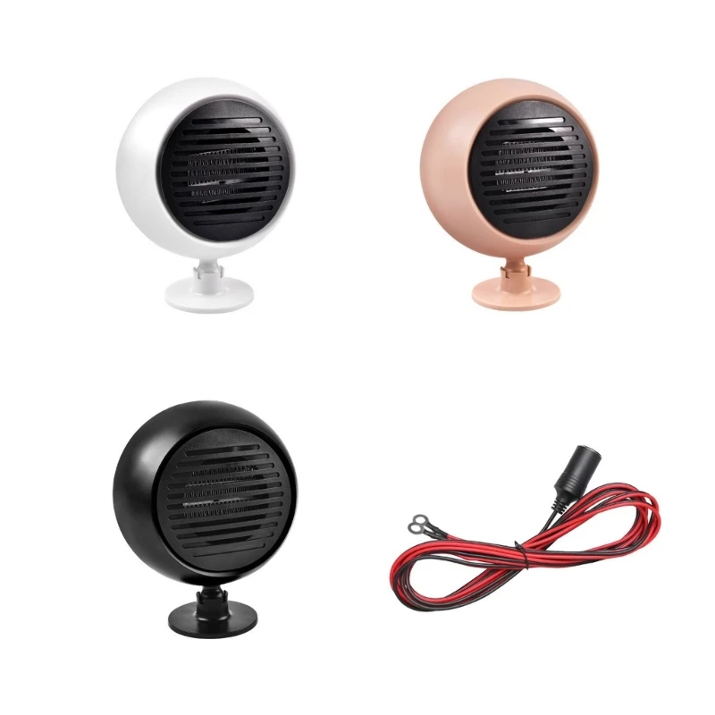 Portable 12V Car Heater Defroster, Quick Windshield Demister Warm Air Blower Rotatable Energy Saving for Driving Comfort X37F
Portable 12V Car Heater Defroster, Quick Windshield Demister Warm Air Blower Rotatable Energy Saving for Driving Comfort X37F