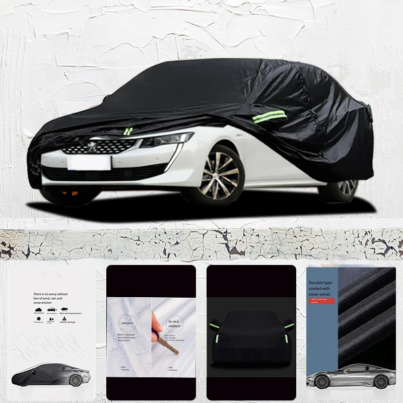 For Peugeot 508L all-weather outdoor fully covered with snow and UV protection waterproof Sun Shade Snow Rain Wind Resistant
For Peugeot 508L all-weather outdoor fully covered with snow and UV protection waterproof Sun Shade Snow Rain Wind Resistant