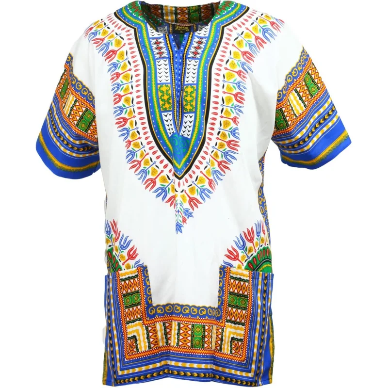 Dashiki Shirt Tribal African Caftan Boho Unisex Top Shirt
Dashiki Shirt Tribal African Caftan Boho Unisex Top Shirt
