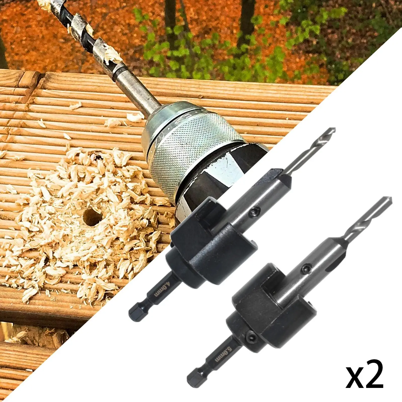 Сверло с зенковкой и снятием с шестигранным хвостовиком, сменные сверлильные инструменты для деревообработки, столярных работ
Сверло с зенковкой и снятием с шестигранным хвостовиком, сменные сверлильные инструменты для деревообработки, столярных работ