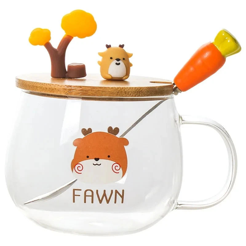 Bear Cat Dog Animal Double-layer Glass Mug 400ml Creative Double Wall Glass Mug Cute Beer Milk Coffee Cup with spoon lid
Bear Cat Dog Animal Double-layer Glass Mug 400ml Creative Double Wall Glass Mug Cute Beer Milk Coffee Cup with spoon lid