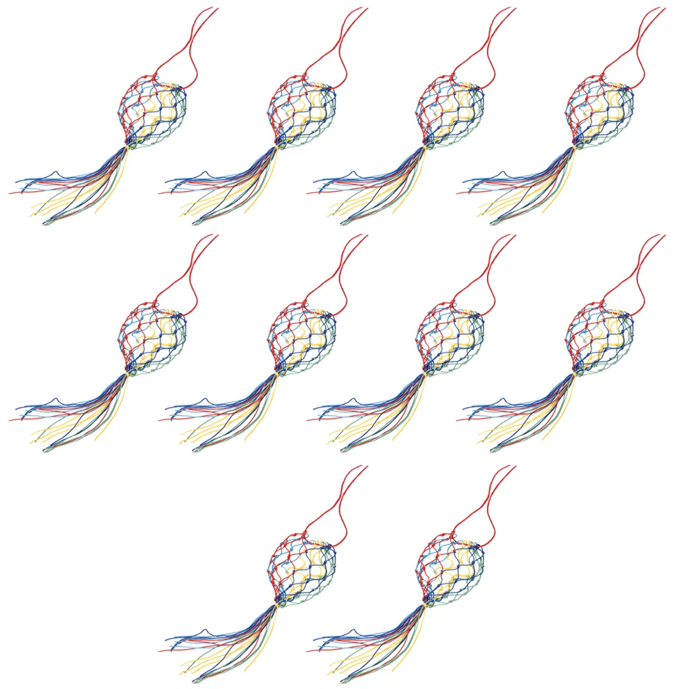10 Pcs Egg Bag Easter Exquisite Decor Colorful Toy Delicate Decorative Mesh Storage Holder
10 Pcs Egg Bag Easter Exquisite Decor Colorful Toy Delicate Decorative Mesh Storage Holder