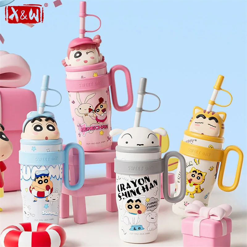 X&W 800ML Crayon Shin-Chan Insulated Cup Cartoon Character Stainless Steel Thermos Cup Ice Tumbler Car Travel Straw Cup Gifts
X&W 800ML Crayon Shin-Chan Insulated Cup Cartoon Character Stainless Steel Thermos Cup Ice Tumbler Car Travel Straw Cup Gifts