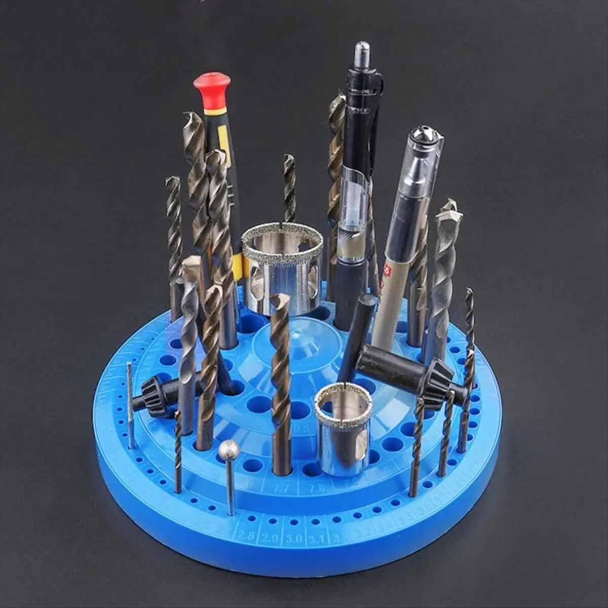 A58Z 2PCS Drill Bit Storage Case Stand Round Shape Hard Plastic Container Household Tool
A58Z 2PCS Drill Bit Storage Case Stand Round Shape Hard Plastic Container Household Tool