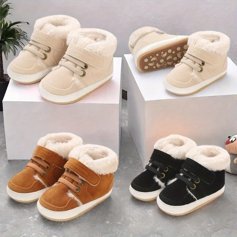0-18M Baby Shoes Infant Pre-Walker Shoes Winter Boots Soft Cotton Warm Snow Shoes Solid Color Casual Footwear
0-18M Baby Shoes Infant Pre-Walker Shoes Winter Boots Soft Cotton Warm Snow Shoes Solid Color Casual Footwear