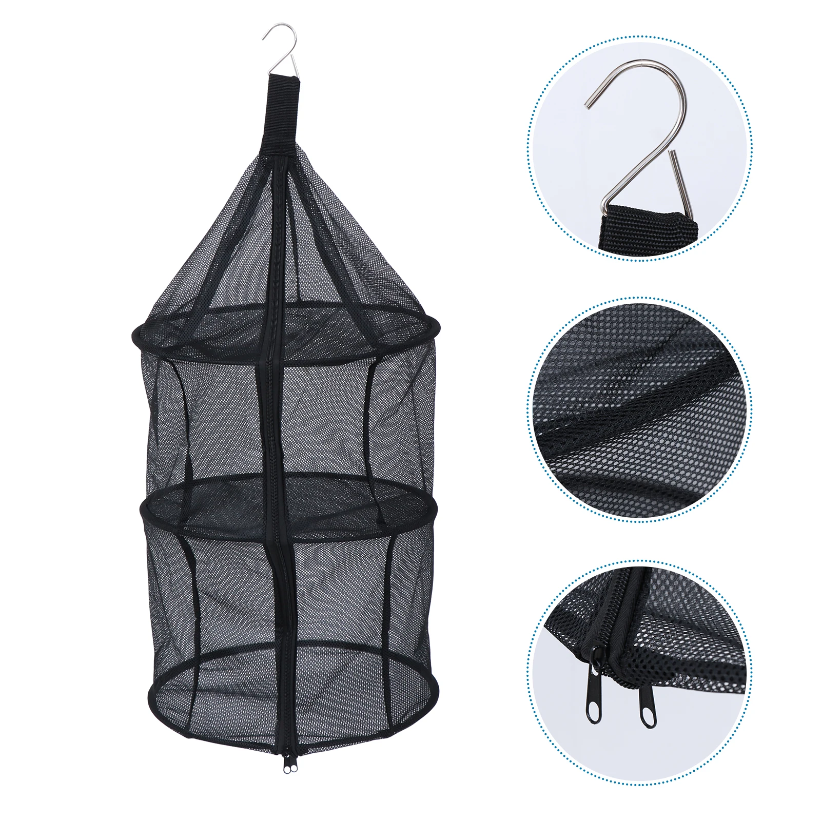 Foldable Drying Net 3 Layer Nylon Mesh Outdoor Camping Garden Hanging Parts Ventilation Zipper Protection Herb Fish Clothes Nuts
Foldable Drying Net 3 Layer Nylon Mesh Outdoor Camping Garden Hanging Parts Ventilation Zipper Protection Herb Fish Clothes Nuts