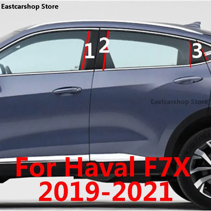 For Haval F7X 2021 2020 2019 Car Door Central Window Middle Column Trim Decoration Strip PC B C Pillar Cover Accessories
For Haval F7X 2021 2020 2019 Car Door Central Window Middle Column Trim Decoration Strip PC B C Pillar Cover Accessories