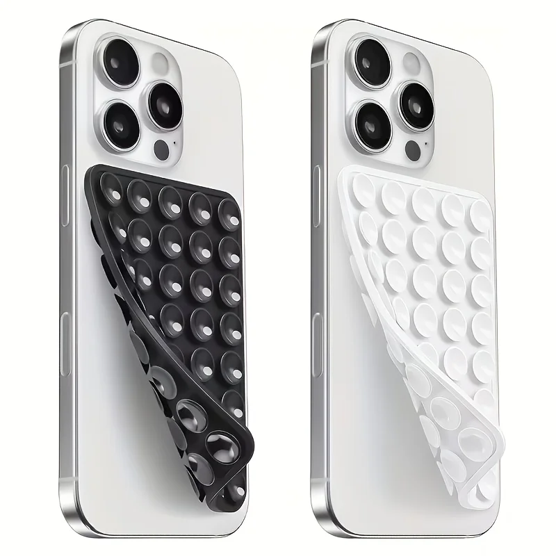 Non-slip, portable, double-sided silicone suction cup mount for iPhone and Android devices
Non-slip, portable, double-sided silicone suction cup mount for iPhone and Android devices