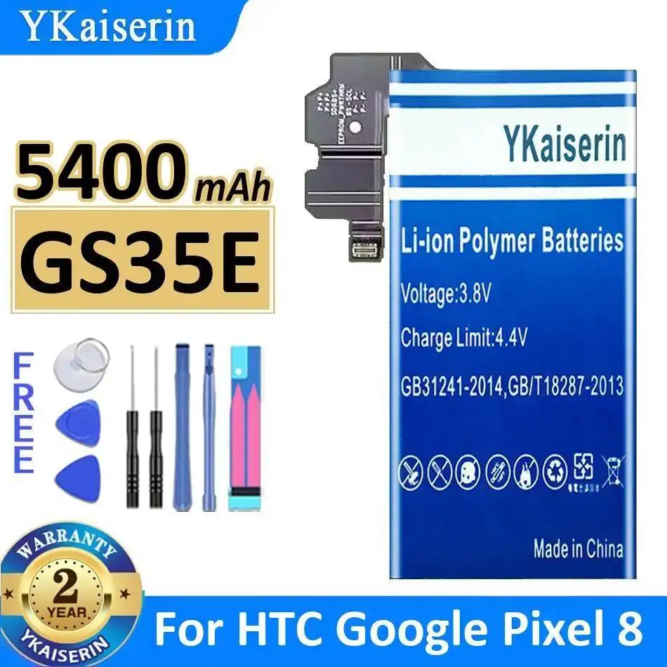 For Htc Google for Pixel 8 5400mAh Mobile Phone Battery GS35E High Performance
For Htc Google for Pixel 8 5400mAh Mobile Phone Battery GS35E High Performance