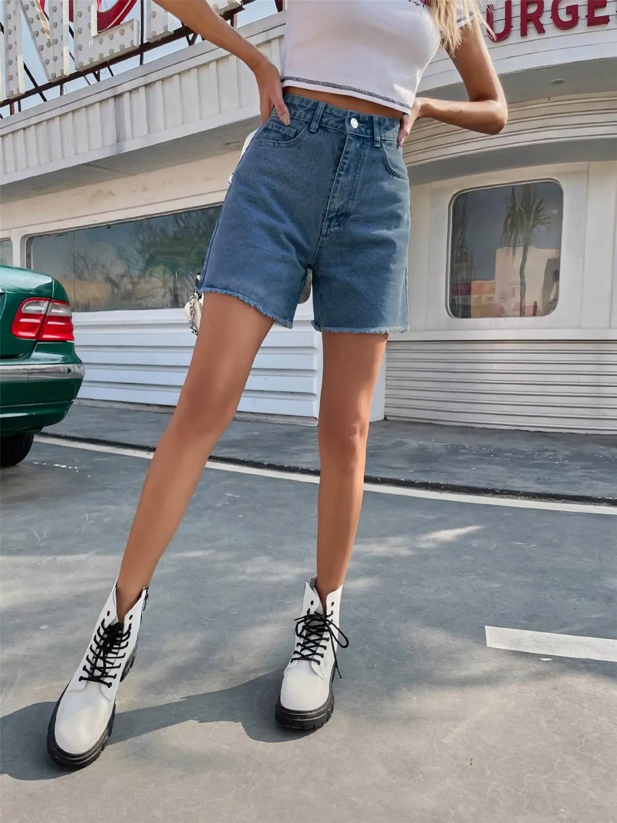 Women's Denim orts Summer Loose Casual Pants High Waist Straight Leg Jeans ort Length Light Waed Proc
Women's Denim orts Summer Loose Casual Pants High Waist Straight Leg Jeans ort Length Light Waed Proc