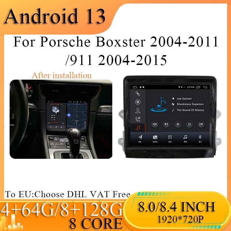 Android 13 For Porsche Boxster 2004-2011 Carplay Auto Car Multimedia Player Radio Navigation With IPS HD Screen Car play 4G
Android 13 For Porsche Boxster 2004-2011 Carplay Auto Car Multimedia Player Radio Navigation With IPS HD Screen Car play 4G