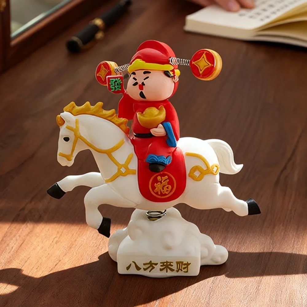 Cute God Of Wealth Desktop Decor Year of The Horse Chinese Style Car Ornament Blessing Mascot Horse Year Figurines Office
Cute God Of Wealth Desktop Decor Year of The Horse Chinese Style Car Ornament Blessing Mascot Horse Year Figurines Office