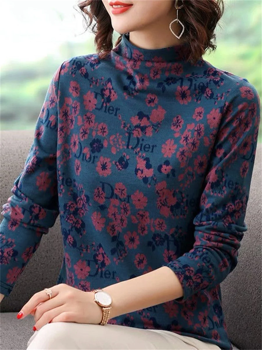 4XL Women Spring Autumn Blouses Shirts Lady Fashion Casual Long Sleeve O-Neck Collar Flower Printing Blusas Tops TT2178
4XL Women Spring Autumn Blouses Shirts Lady Fashion Casual Long Sleeve O-Neck Collar Flower Printing Blusas Tops TT2178