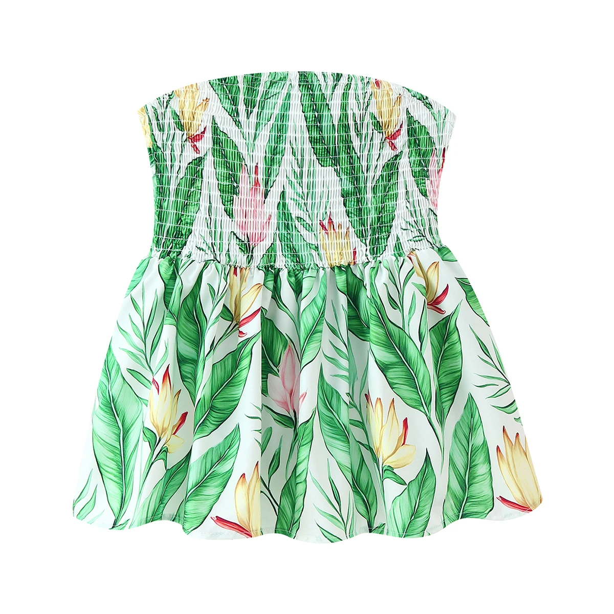 Women Summer Top Tropic Floral Printed Camisole Shirred Bust 2025 New Fashion Vacation Camis Clothing
Women Summer Top Tropic Floral Printed Camisole Shirred Bust 2025 New Fashion Vacation Camis Clothing