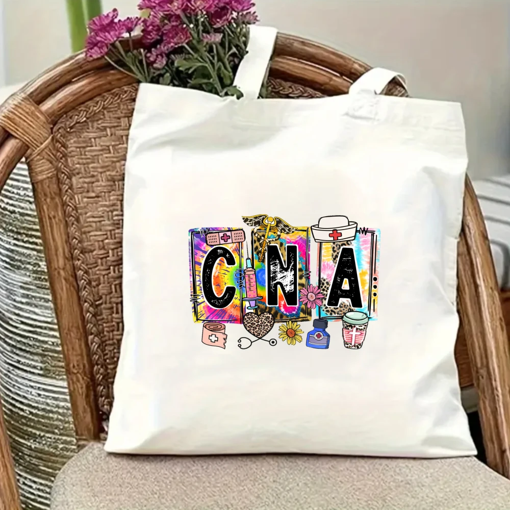Tie-Dye "CNA" Certified Nursing Assistant Canvas Tote Bag, Nurse Life Shoulder Bag
Tie-Dye "CNA" Certified Nursing Assistant Canvas Tote Bag, Nurse Life Shoulder Bag