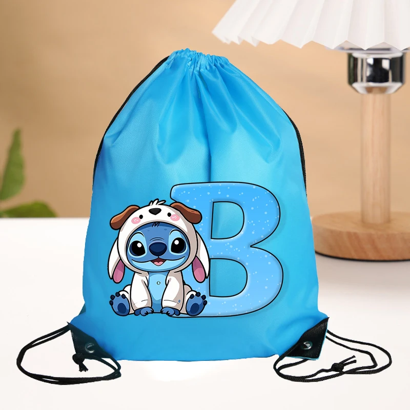 Disney Stitch Drawstring Backpack Cartoon Letter Printed Draw String Bags Men Women Fitness Yoga Portable Handbag Storage Bag
Disney Stitch Drawstring Backpack Cartoon Letter Printed Draw String Bags Men Women Fitness Yoga Portable Handbag Storage Bag