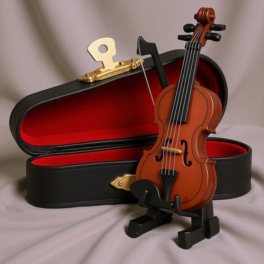 1 set 1 Set Miniature Violin Wood Desktop Decor Realistic Tiny Instrument Adornment Decorative Violin Prop Home Decoration
1 set 1 Set Miniature Violin Wood Desktop Decor Realistic Tiny Instrument Adornment Decorative Violin Prop Home Decoration