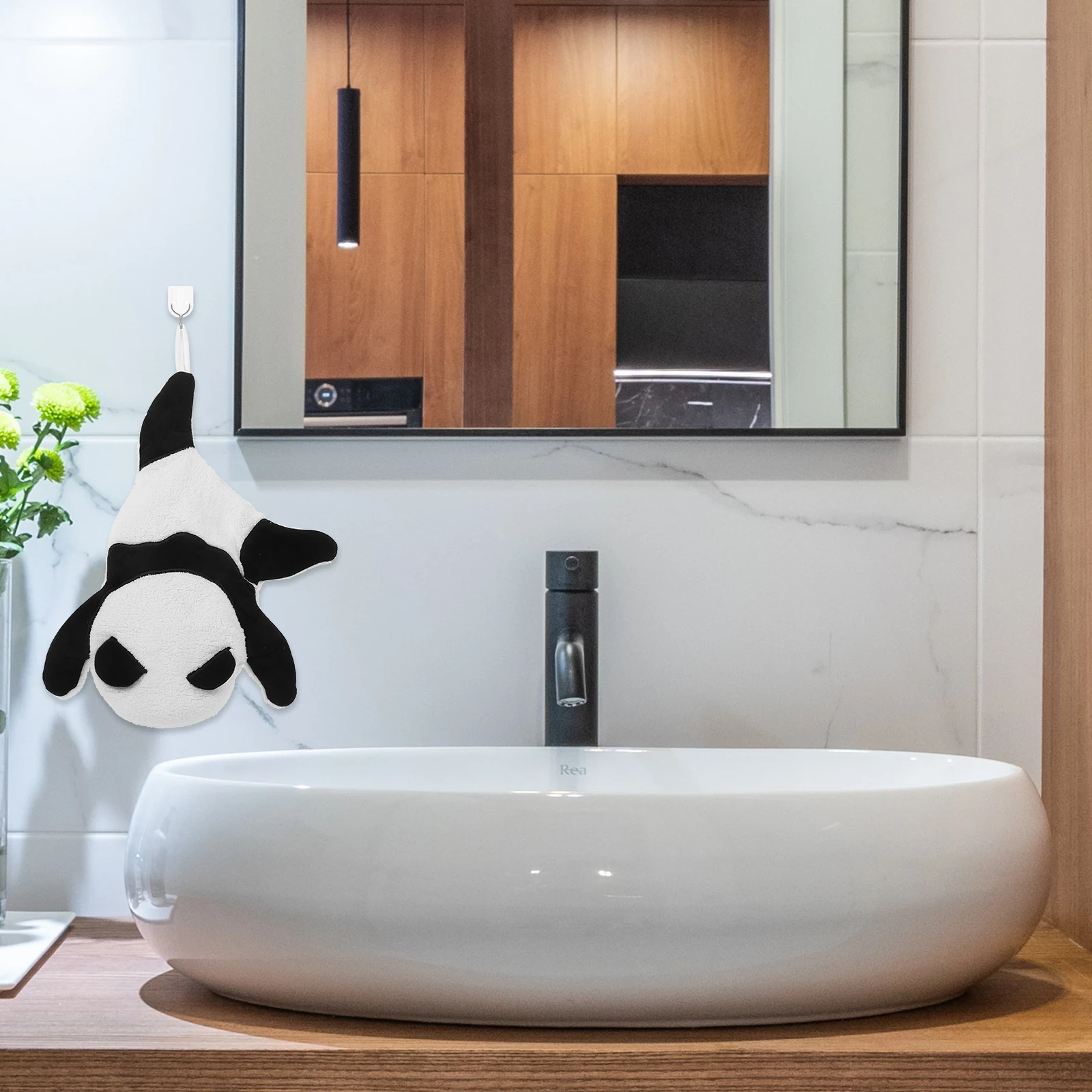 Cute Panda Hand Towel Cartoon Animal Design Soft Coral Fleece Water Absorbing Bathroom Kitchen Hanging Towels Adorable
Cute Panda Hand Towel Cartoon Animal Design Soft Coral Fleece Water Absorbing Bathroom Kitchen Hanging Towels Adorable