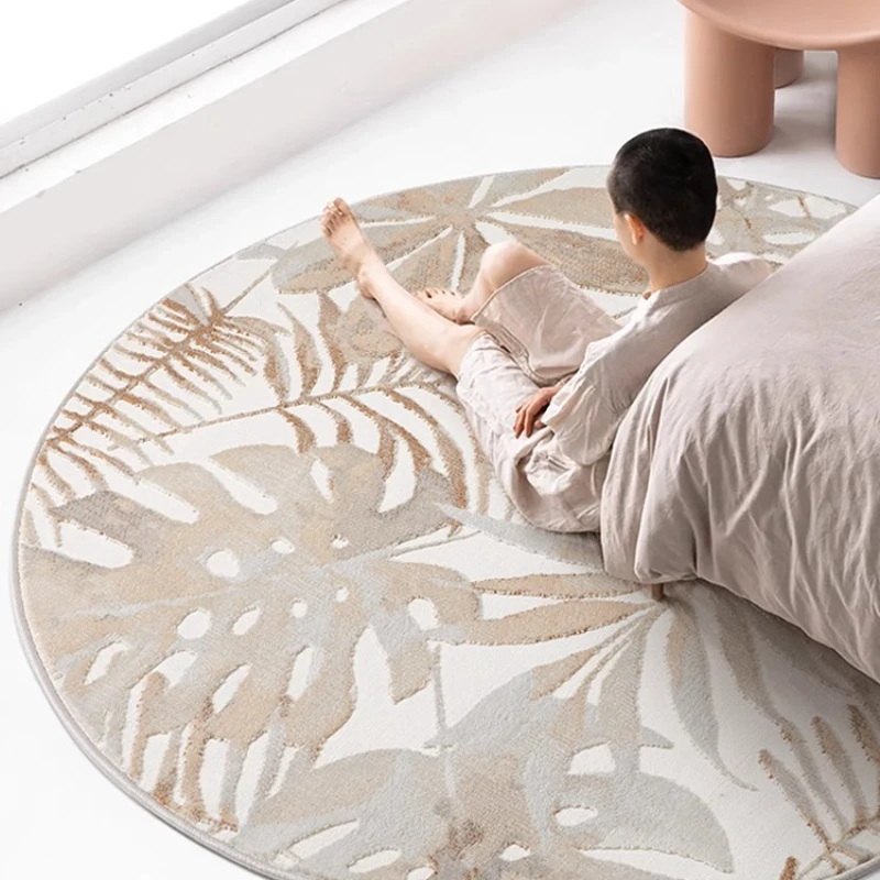 American light luxury living room coffee table round carpet French romantic bedroom coffee plant floor mat
American light luxury living room coffee table round carpet French romantic bedroom coffee plant floor mat