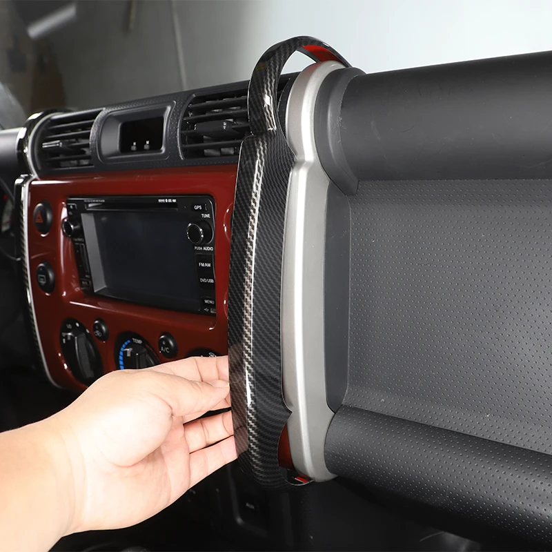 For Toyota FJ Cruiser 2007-2021 Central control navigation side decorative strip ABS carbon fiber pattern Car accessories 2 Pcs
For Toyota FJ Cruiser 2007-2021 Central control navigation side decorative strip ABS carbon fiber pattern Car accessories 2 Pcs