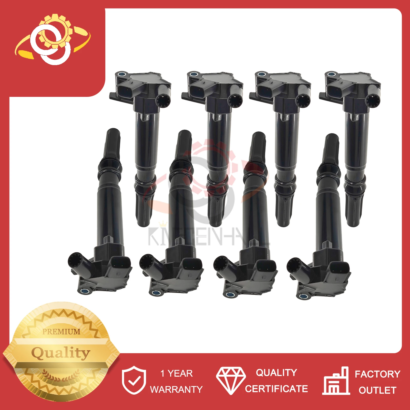 8Pcs Ignition Coil Set AL3Z-12029-A AL3Z-12029-B Compatible With Ford F150 Raptor F250 F350 6.2L V8 Engine Replace Parts
8Pcs Ignition Coil Set AL3Z-12029-A AL3Z-12029-B Compatible With Ford F150 Raptor F250 F350 6.2L V8 Engine Replace Parts
