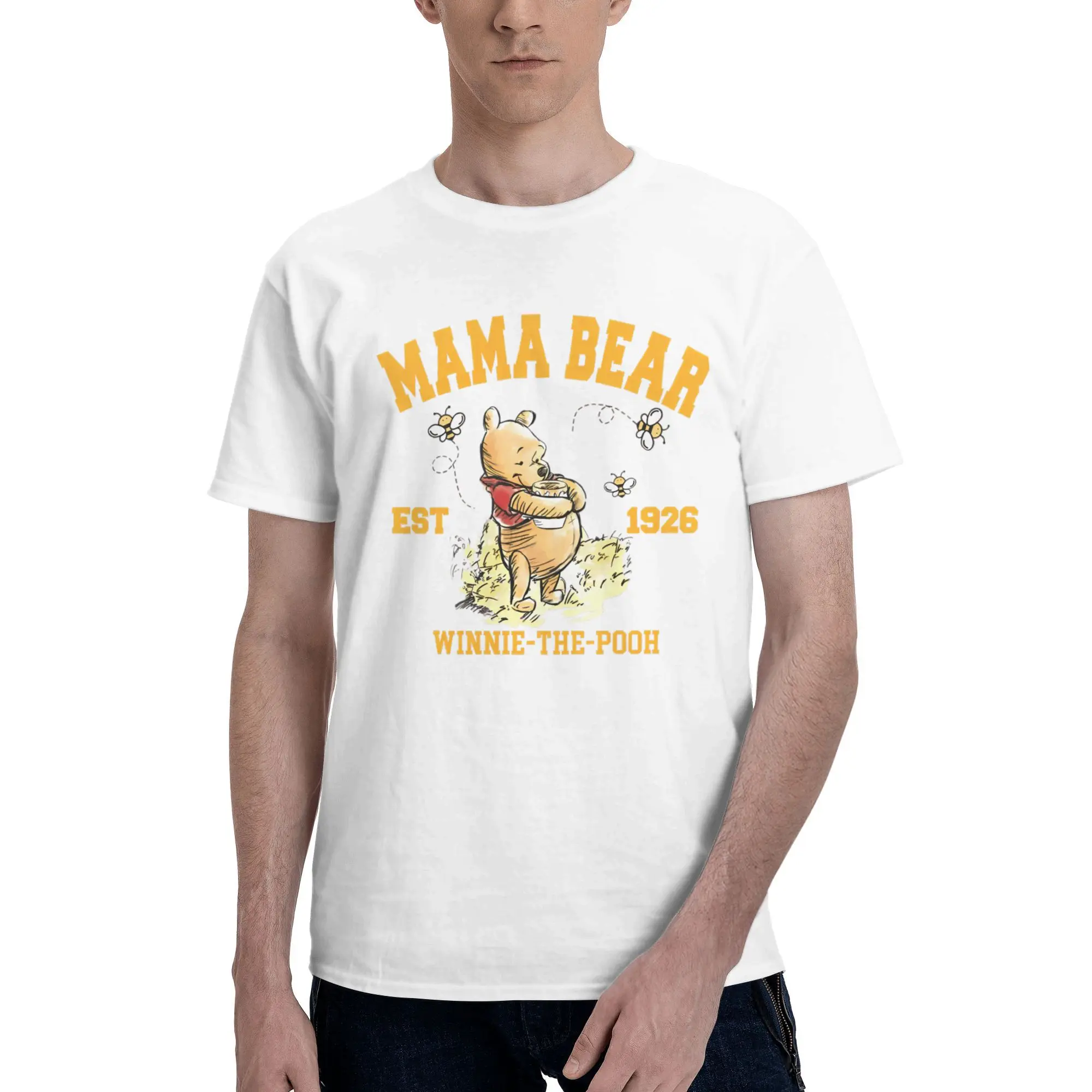Мужская и женская футболка с персонализированным принтом Mama Bear Est.2025, хлопковые футболки на день матери, одежда
Мужская и женская футболка с персонализированным принтом Mama Bear Est.2025, хлопковые футболки на день матери, одежда