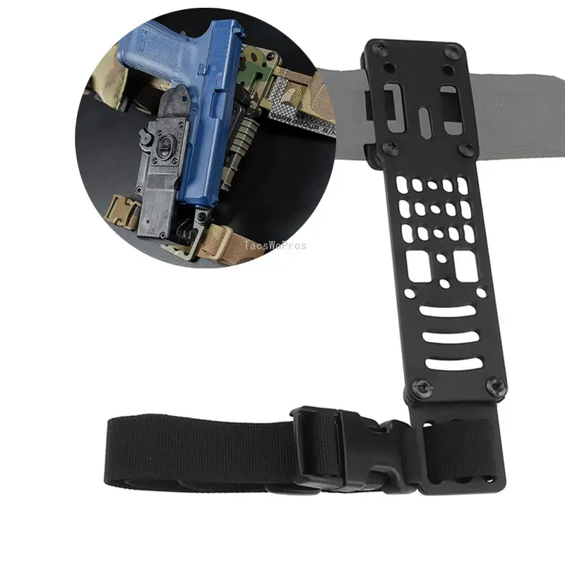 Hunting Modular Holster Adapter 3 Hole Adjustable Tactical Pistols Holsters Platform Drop Leg Band Quick Release Airsoft Adapter
Hunting Modular Holster Adapter 3 Hole Adjustable Tactical Pistols Holsters Platform Drop Leg Band Quick Release Airsoft Adapter