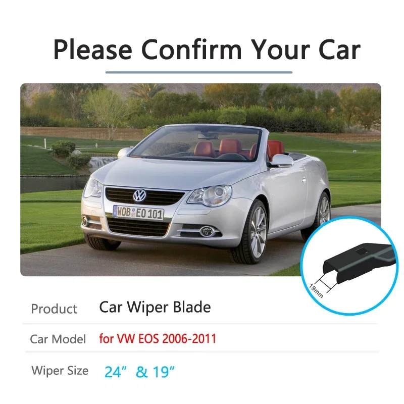For Volkswagen VW EOS 2006 2007 2008 2009 2010 2011 Car Wiper Blades FrontWindshield Windscreen Brushes Washer Car Accessories
For Volkswagen VW EOS 2006 2007 2008 2009 2010 2011 Car Wiper Blades FrontWindshield Windscreen Brushes Washer Car Accessories