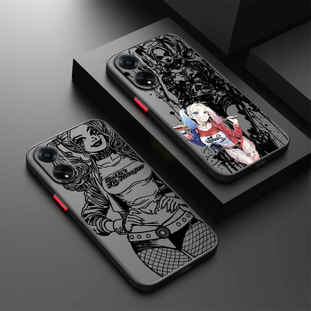 H-Harley Q-Quinn Popular Art For OPPO Find X3 X5 Lite Pro A98 A94 A93 A78 A79 A76 A58 A57 5G Frosted Translucent Phone Case
H-Harley Q-Quinn Popular Art For OPPO Find X3 X5 Lite Pro A98 A94 A93 A78 A79 A76 A58 A57 5G Frosted Translucent Phone Case